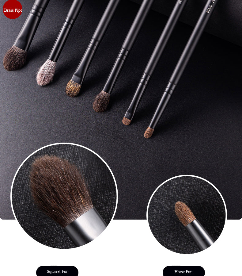 Aolanla ZHUMO Series Eyeshadow Pointy Tip Highlight brushes Portable Beauty Tool B5521 Single Pack