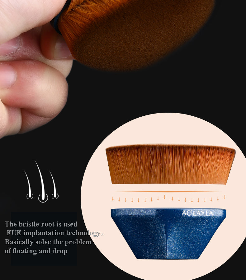 AOLANLA Dazzling Blue 55# FOUNDATION BRUSH