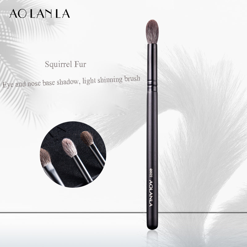 AOLANLA-ZHUNO Series Eye And Nose Base Shadow, Light Shinning Brushes Portable Beauty Tool B5522 Single Pack