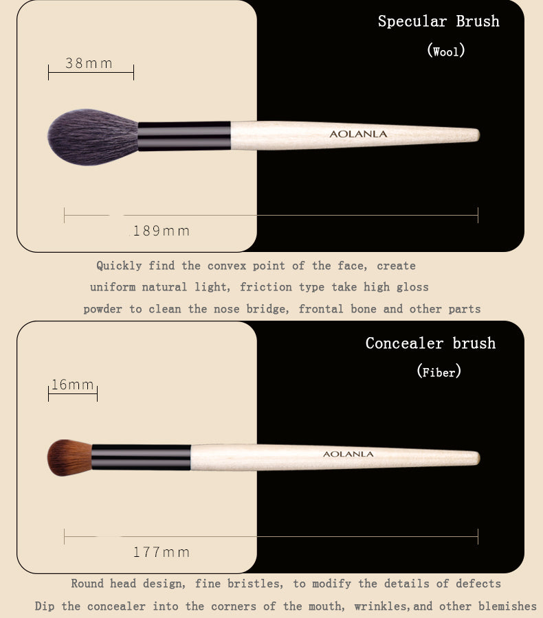 AOLANLA 12 pieces makeup brush sets best choice for your gift